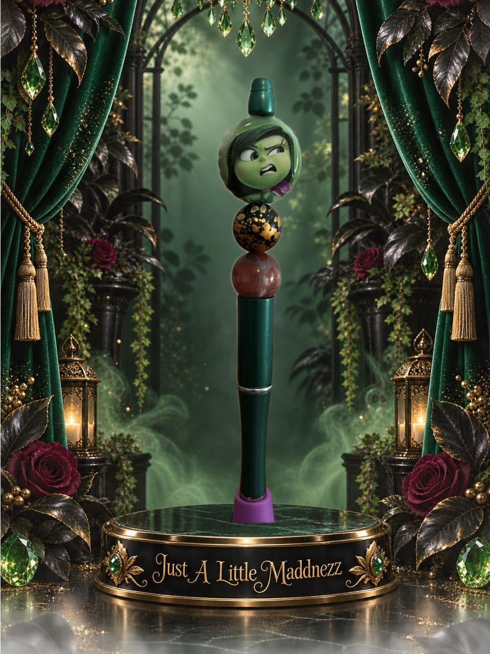 Just A Little Maddnezz Green Decorative Pen